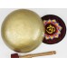 E762  Energetic Third Eye 'A' Chakra Healing Hand Hammered Tibetan Singing Bowl 11" wide Made in Nepal